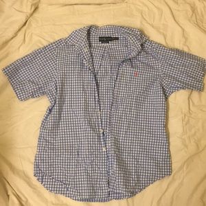Polo by Ralph Lauren Blue Gingham Check Shirt
